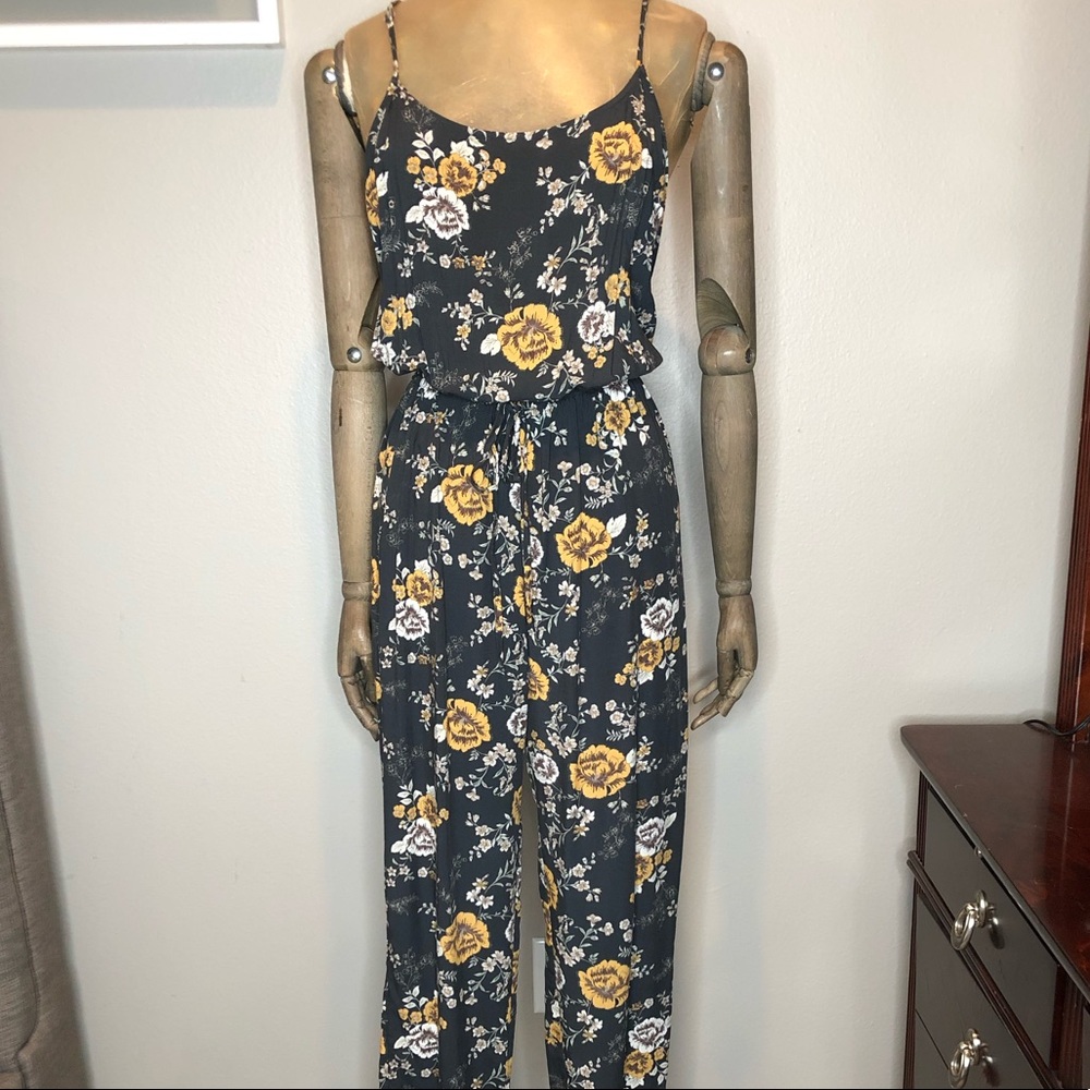 Forever 21 Floral jumpsuit